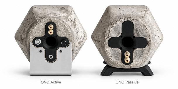 Ono Active and Ono Passive seen from behind, showing the connections
